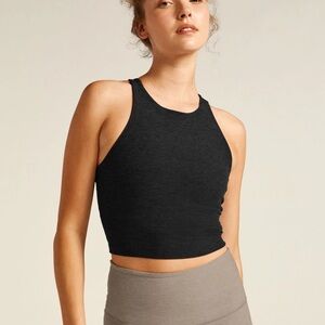 Beyond Yoga Black Cropped Tank